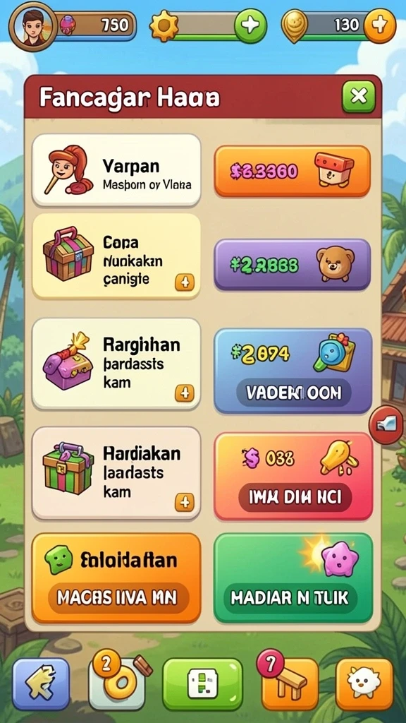 Tampilan antarmuka pengguna yang bersih dan modern.