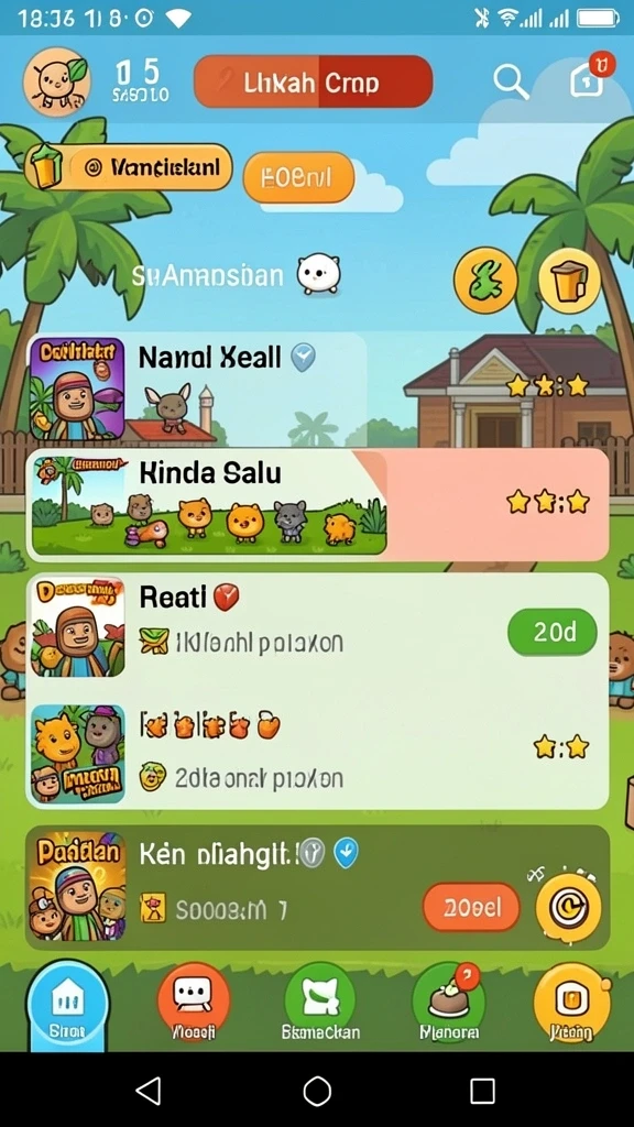 Tampilan permainan slot yang mengasyikkan.