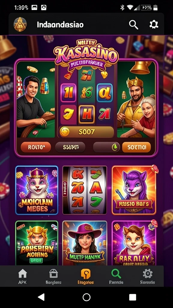Halaman promosi dengan berbagai bonus menarik.