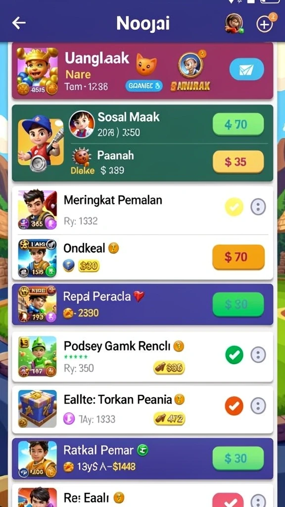 Screenshot dari mode permainan multiplayer yang seru.