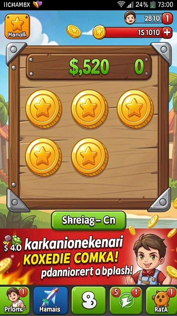 Tampilan antarmuka yang intuitif dan menarik.