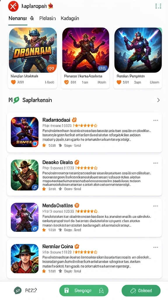 Fitur sistem reward yang memotivasi pemain untuk terus bermain.