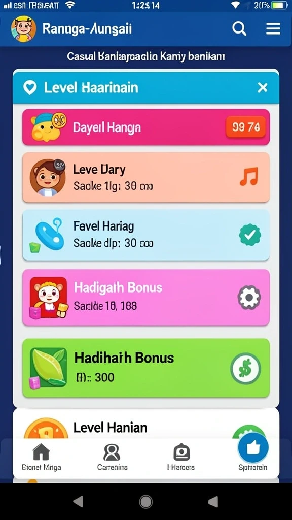 Mode permainan yang menantang dan penuh strategi.