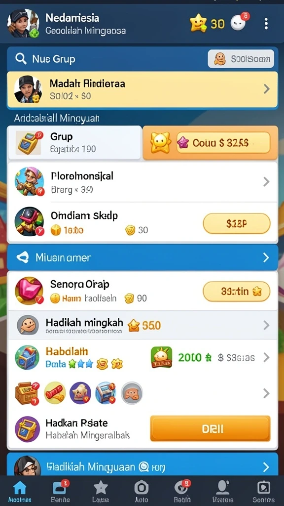 Mode multiplayer yang seru untuk tantangan bersama teman.