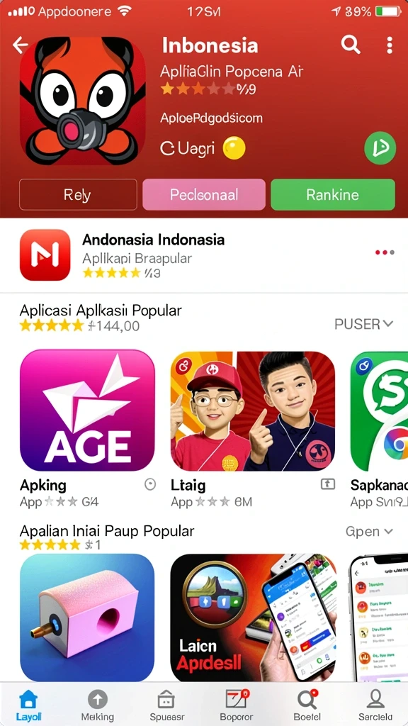 Tangkapan layar karakter dalam aksi.