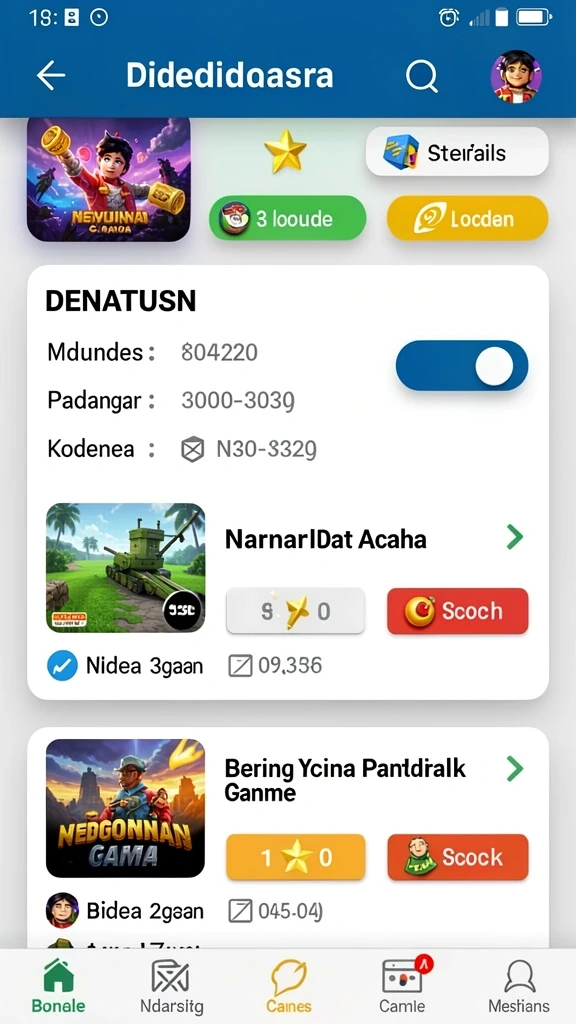 Tangkapan layar menampilkan karakter yang siap bertarung.