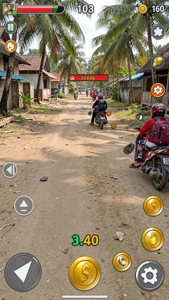 Tangkapan layar menampilkan grafis yang mengagumkan di F08.