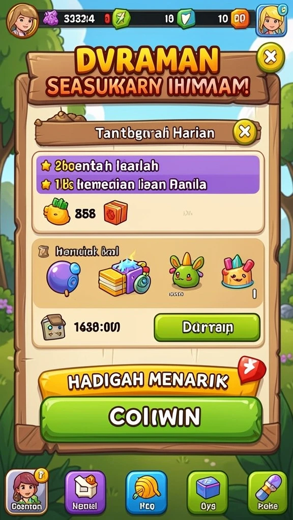 Tampilan antarmuka yang user-friendly dan menarik.