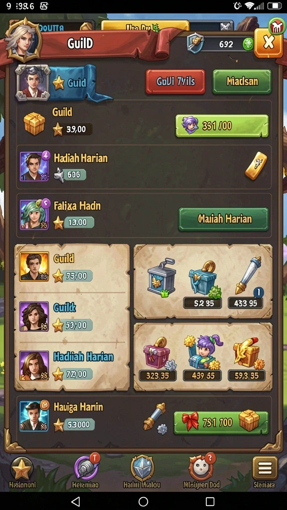Screenshot karakter baru yang mengesankan.