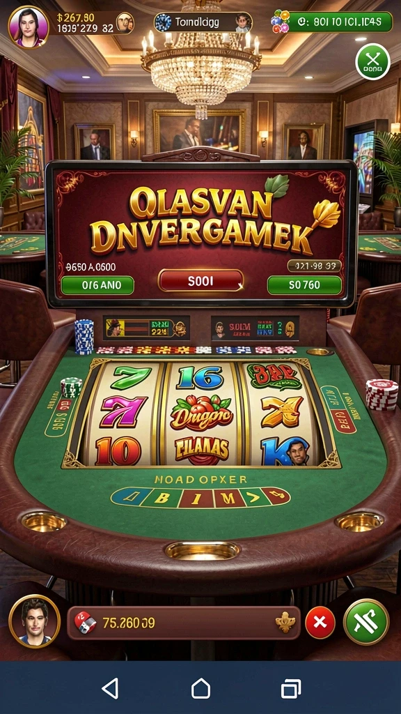 Tampilan utama aplikasi dengan berbagai pilihan permainan togel.