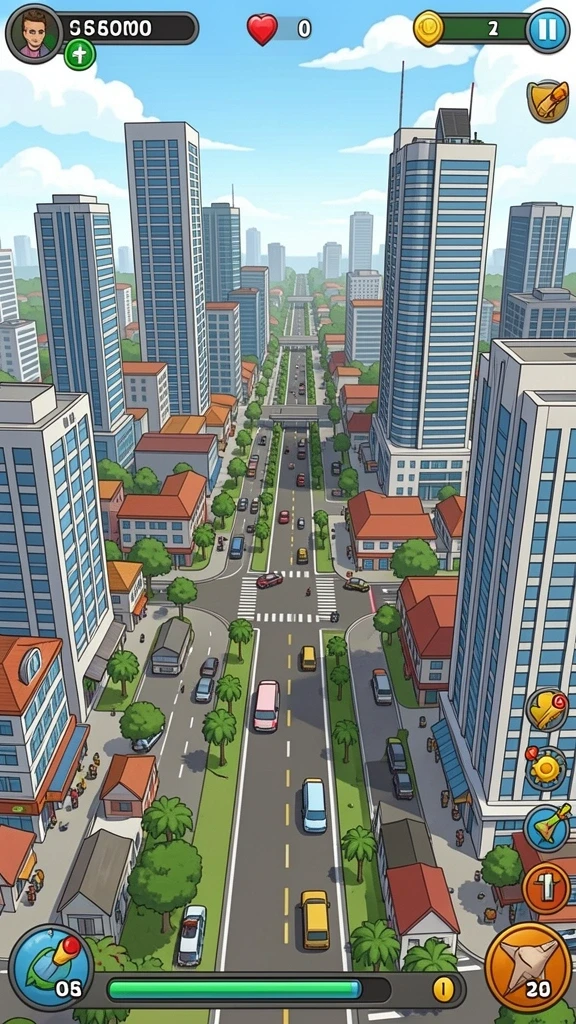 Karakter menarik dengan desain unik dalam game.