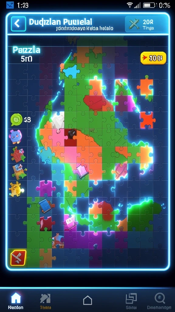 Grafik permainan yang memukau dan penuh warna.