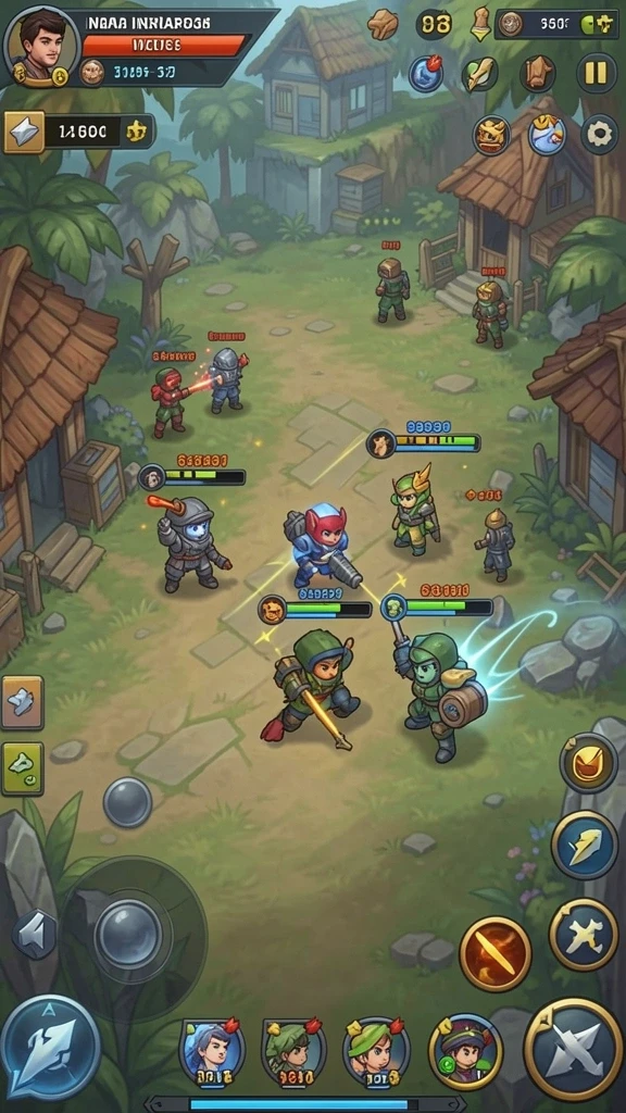 Tangkapan layar dari level menarik yang penuh tantangan.