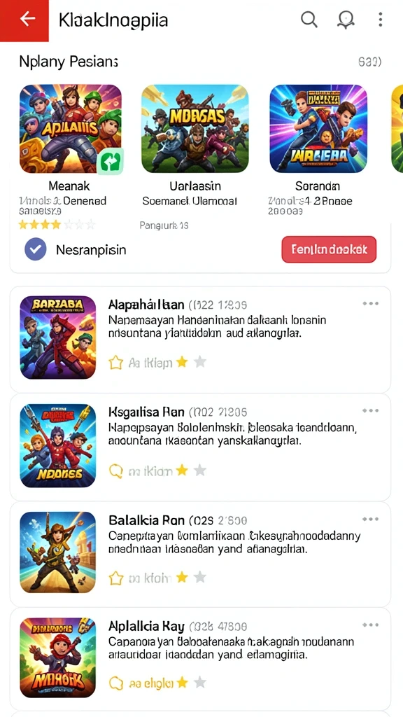 Tampilan antarmuka yang menarik dan user-friendly.