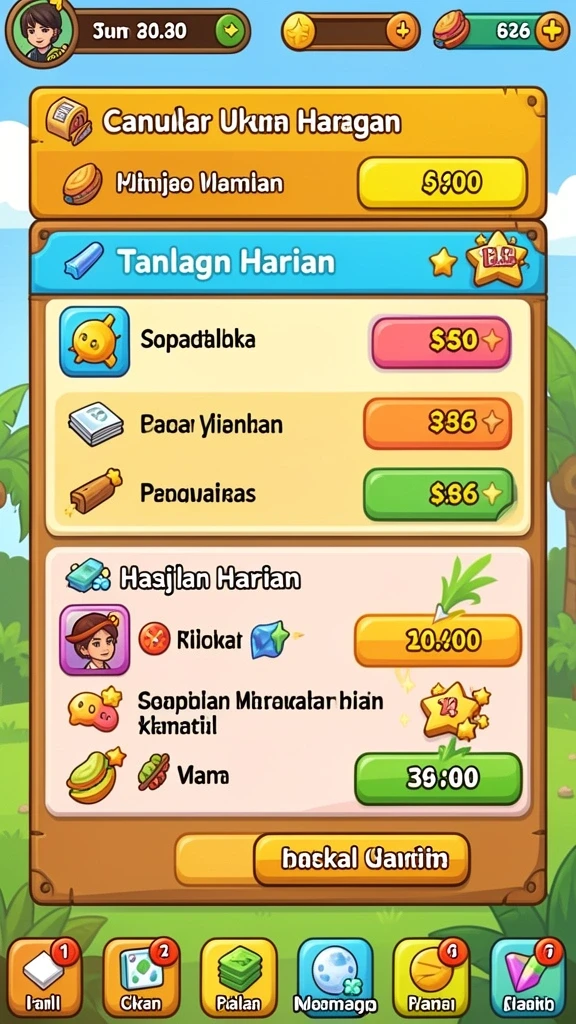 Peta permainan yang penuh tantangan dan menakjubkan.