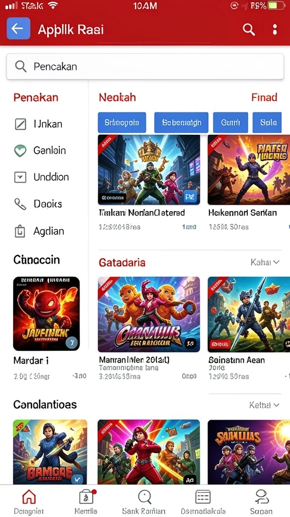 Fitur komunitas yang memungkinkan interaksi dengan pemain lain.