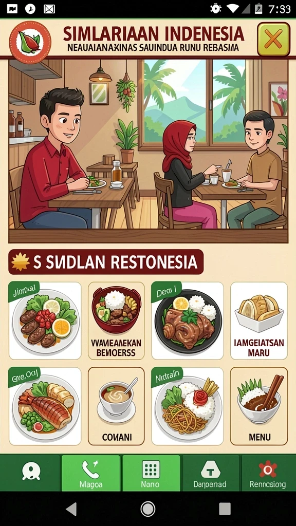 Tampilan menu utama MAGNET33 yang menarik dan intuitif.
