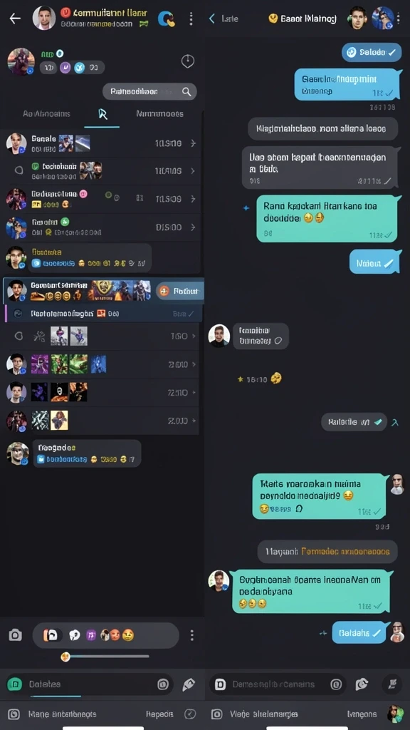 Screenshot menampilkan tampilan dashboard permainan yang menarik.