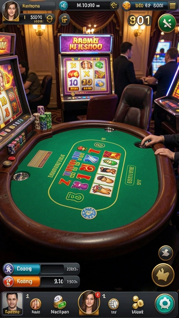 Tampilan game slot yang menarik dan berwarna-warni.