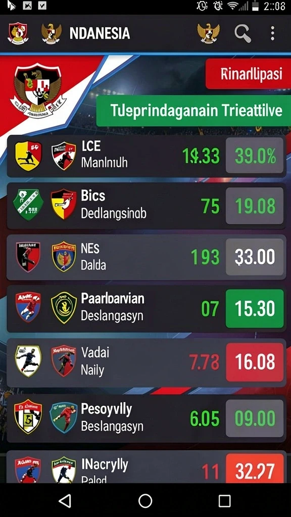 Tampilan meja poker yang elegan dan mudah dipahami.
