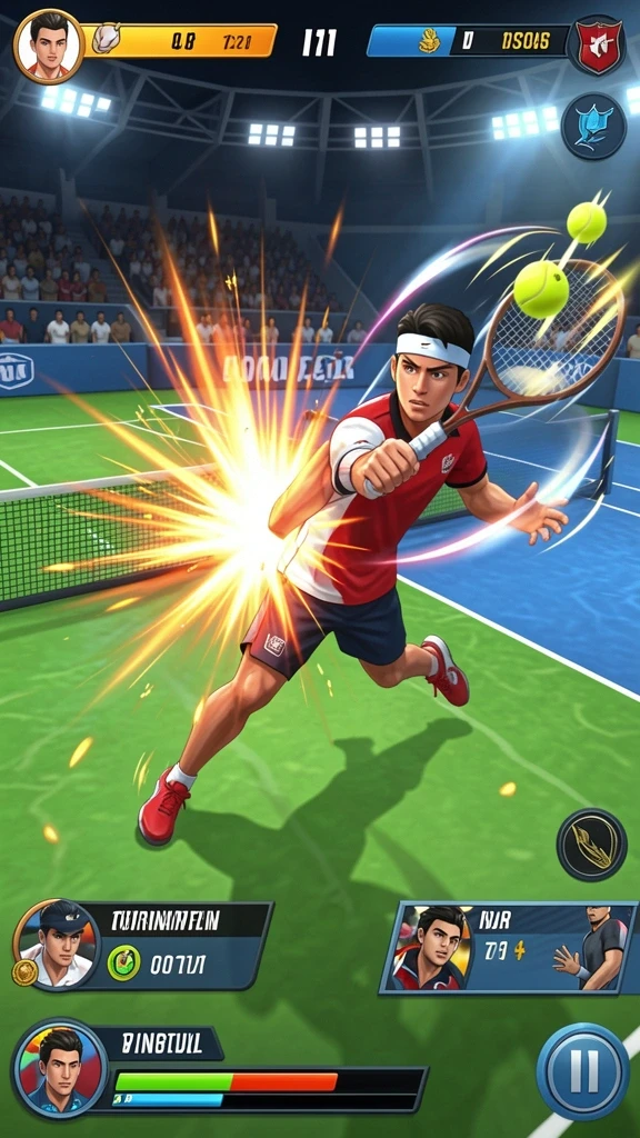 Screenshot menunjukkan karakter unik dalam game.