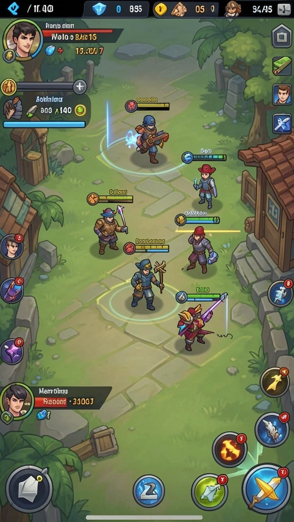 Grafis detail yang membuat dunia RAJASTAR hidup.