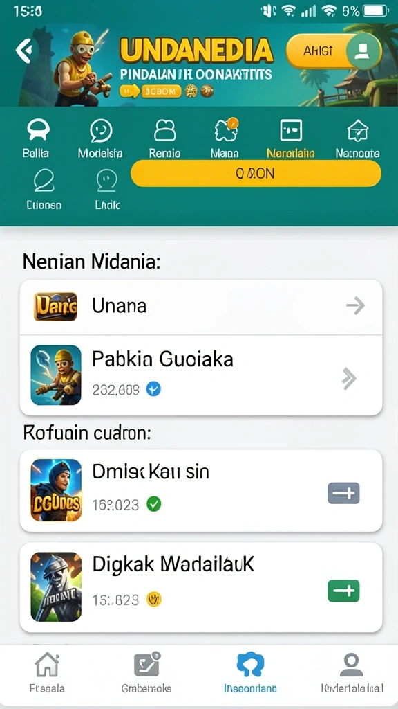 Gambaran serunya menjelajahi level baru.