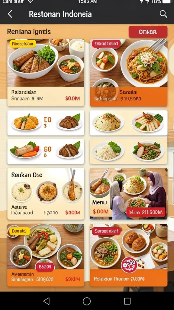 Tampilan antarmuka yang menarik dan user-friendly.