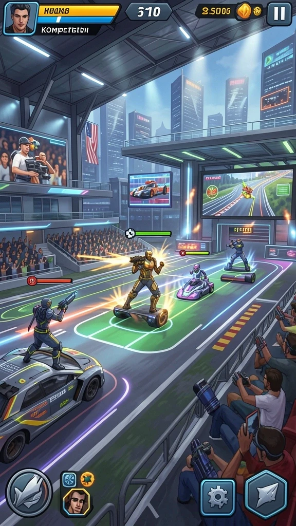 Mode multiplayer yang seru dengan teman-teman.