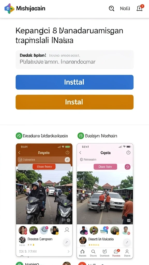 Tampilan antarmuka yang intuitif dan menarik.