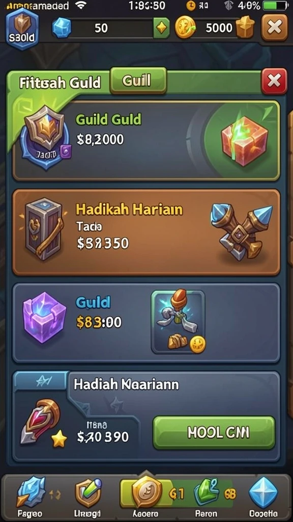 Fitur reward yang menarik dan bermanfaat.