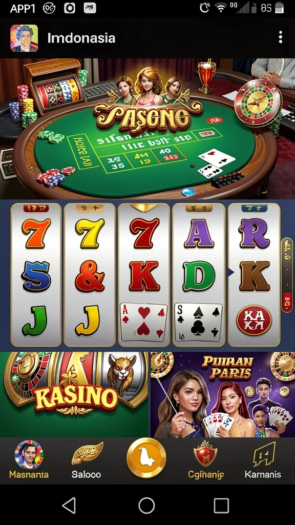 Beragam pilihan permainan yang tersedia dengan mudah.