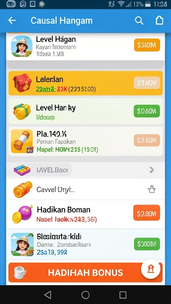Tampilan antarmuka yang user-friendly.
