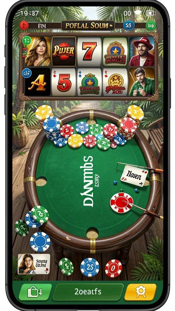 Screenshoot menampilkan pilihan permainan slot yang beragam.