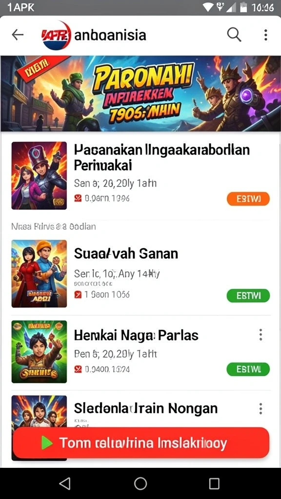 Tampilan antarmuka yang sederhana dan menarik.