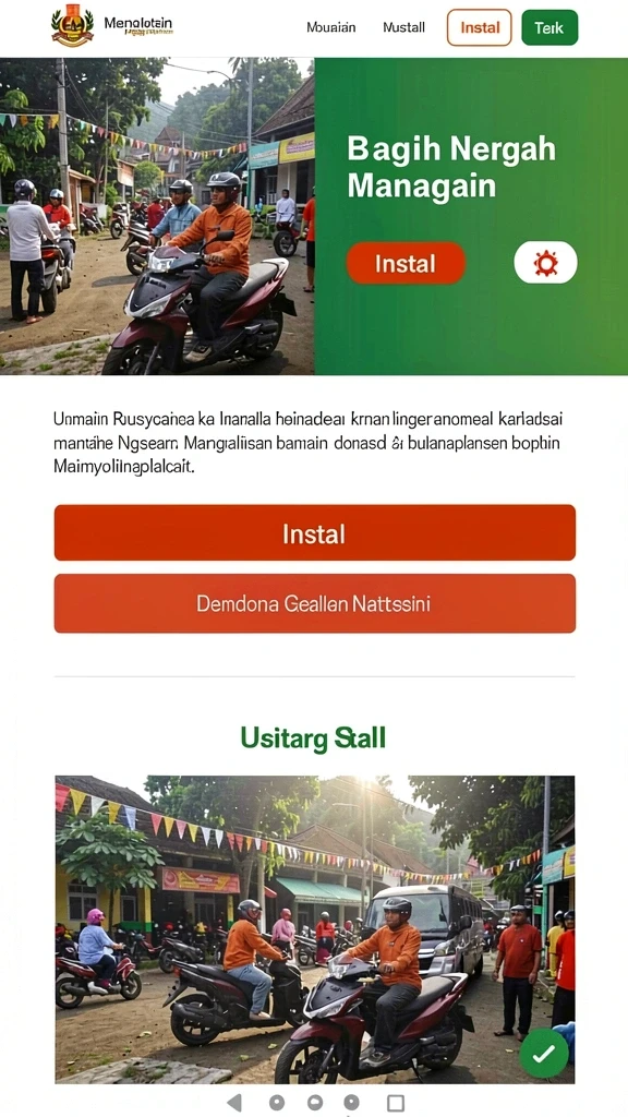Tampilan antarmuka pengguna yang intuitif.